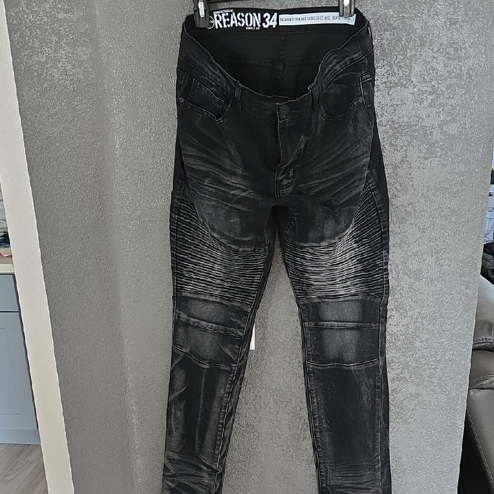 Reason Charcoal and Slate Jeans
